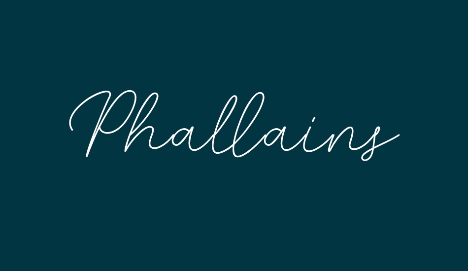 Phallains font big