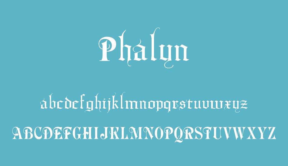 Phalyn font