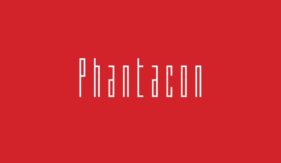 Phantacon font big