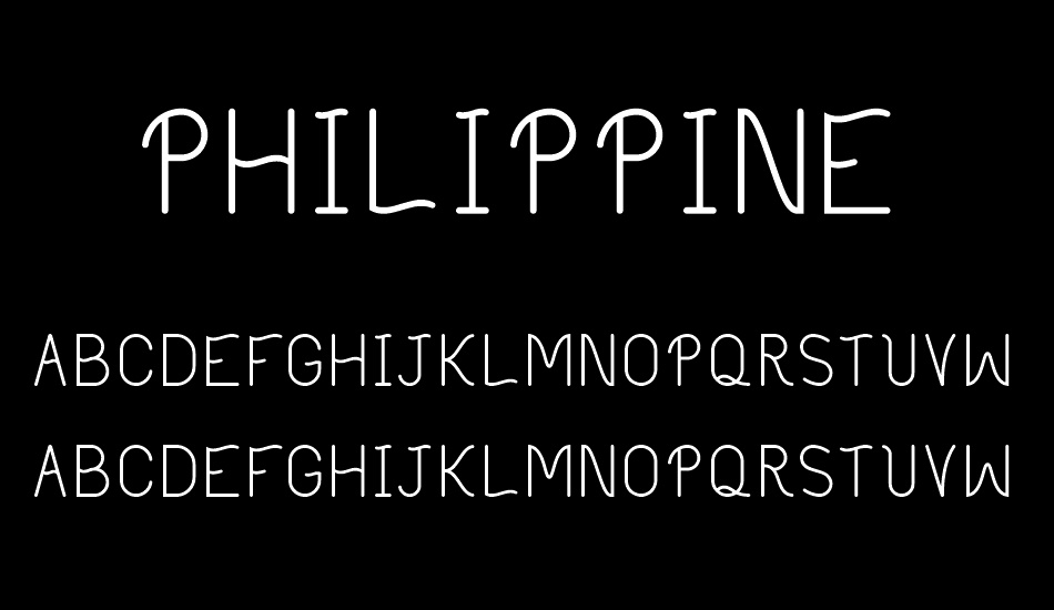 Philippine font