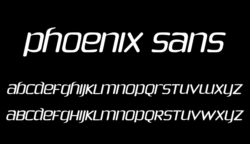 Phoenix Sans font