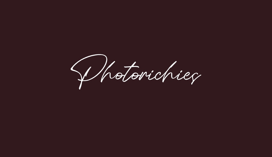 Photorichies font big