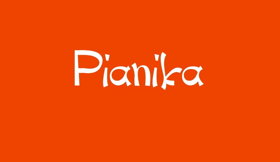 Pianika font big