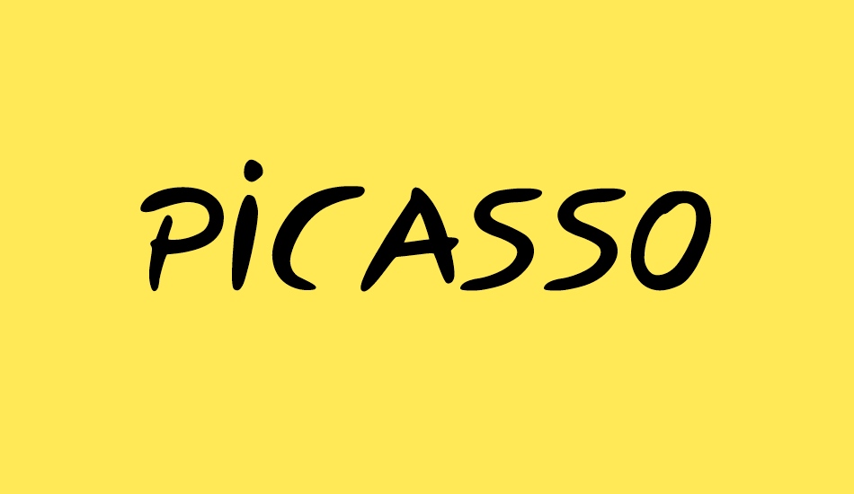 Picasso font big