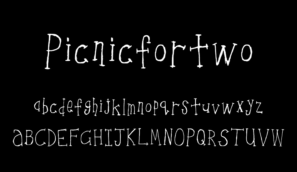 Picnicfortwo font