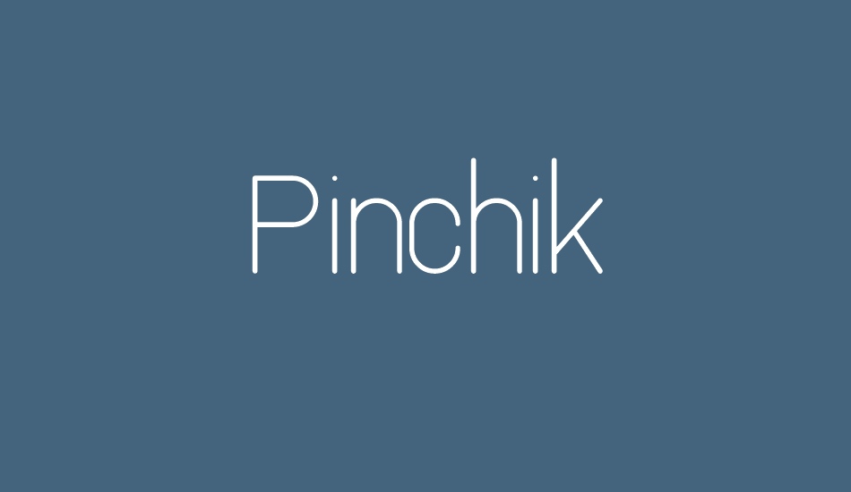 Pinchik font big