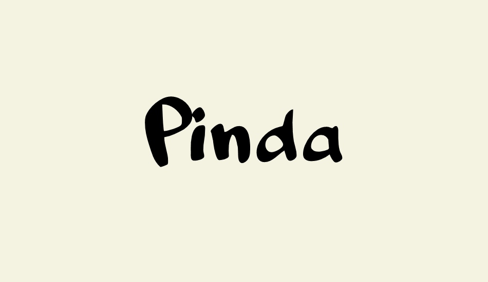 Pinda font big