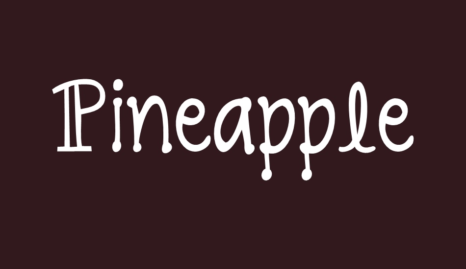 Pineapple Delight font big