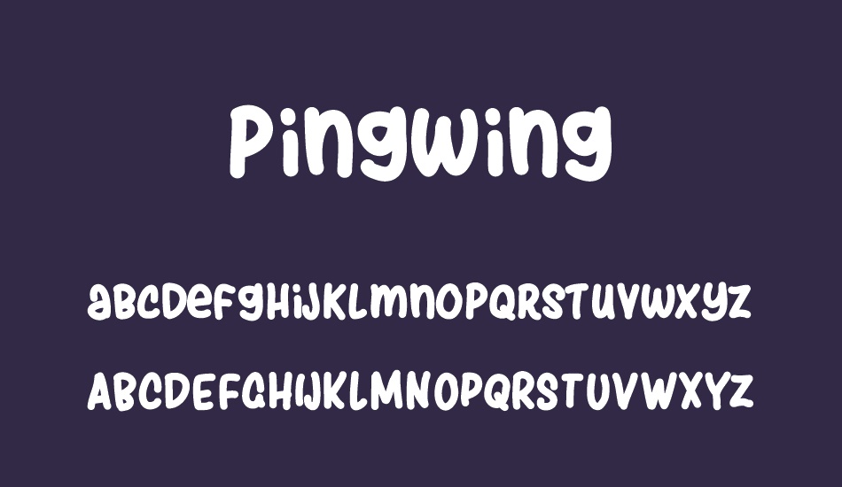 pingwing font