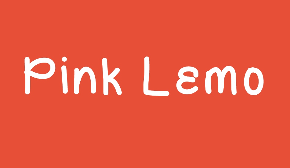 Pink Lemonade font big