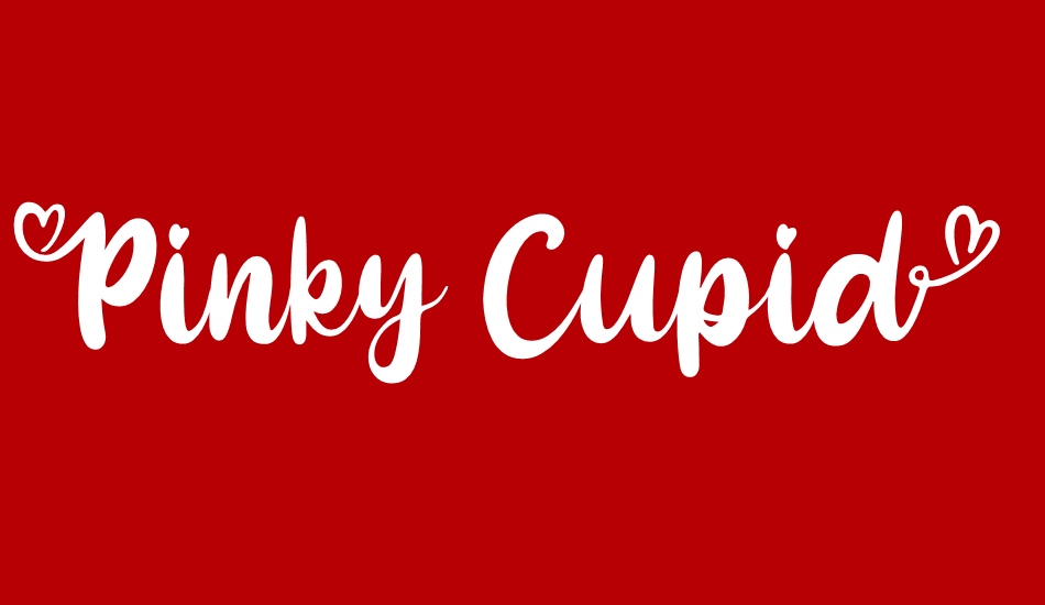 pinky-cupid font big