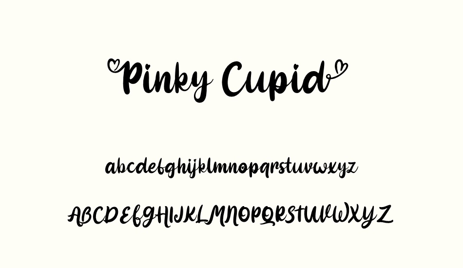 pinky-cupid font