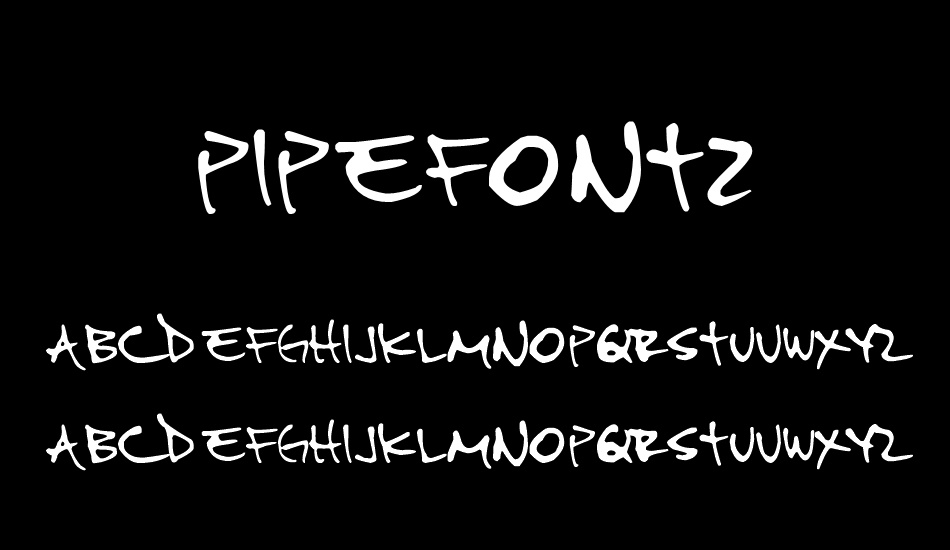 PipeFont2 font