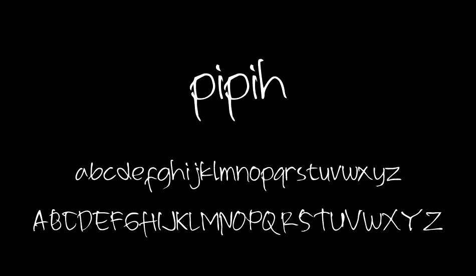 pipih font