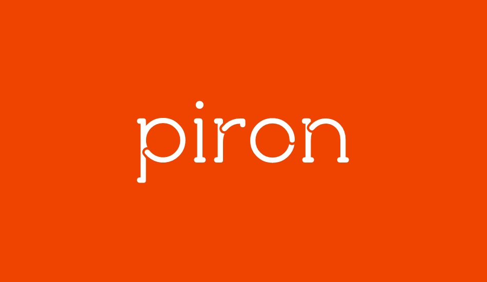 piron font big