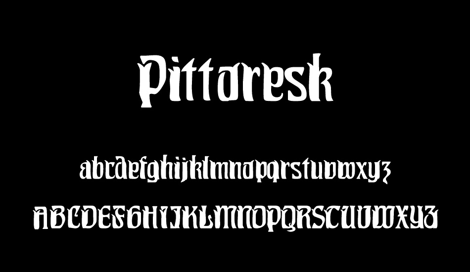 Pittoresk font