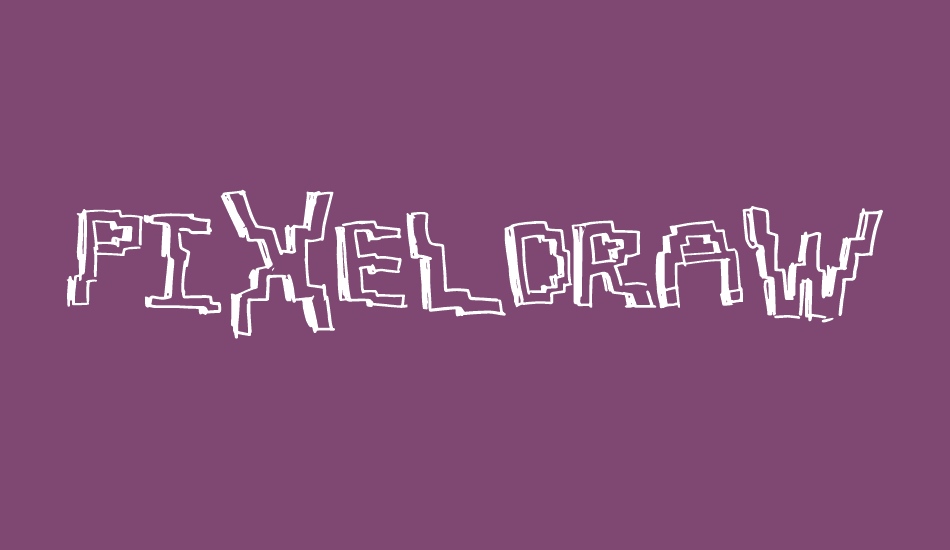 PixelDraw font big