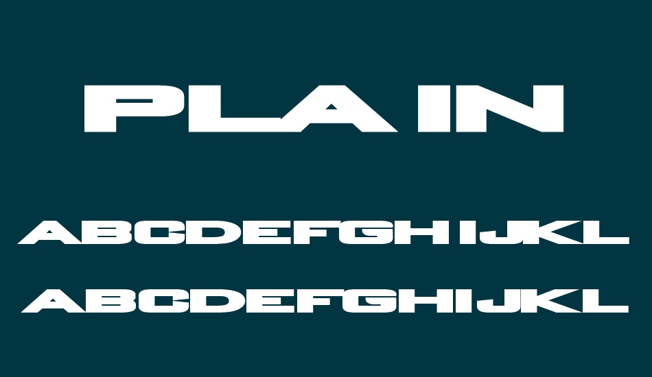 Plain O Matic font