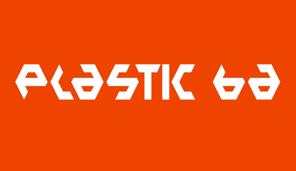 Plastic Bag font big