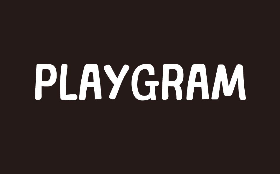 Playgram font big