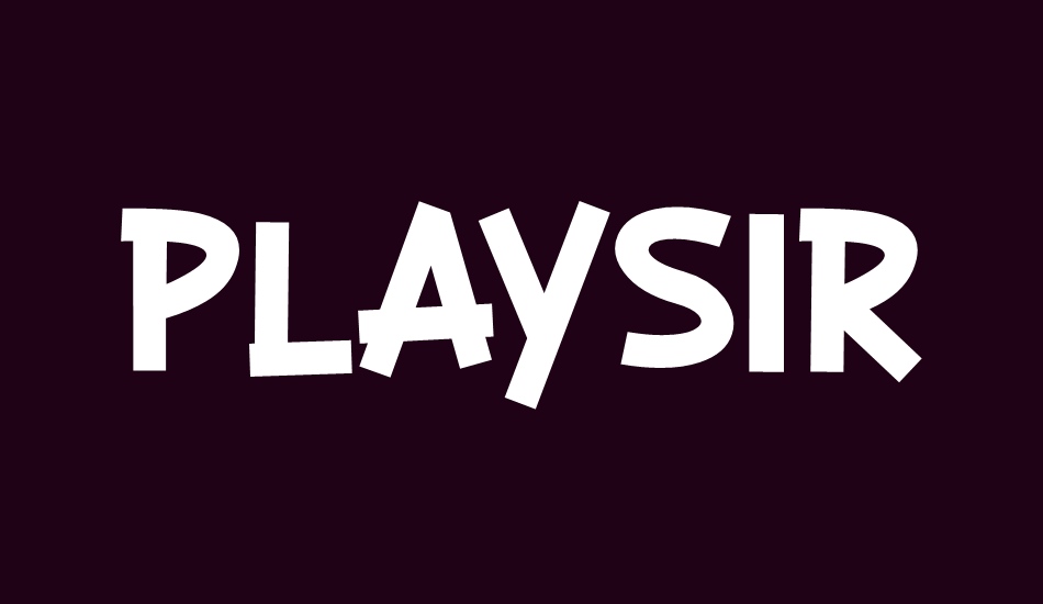 PLAYSIR font big