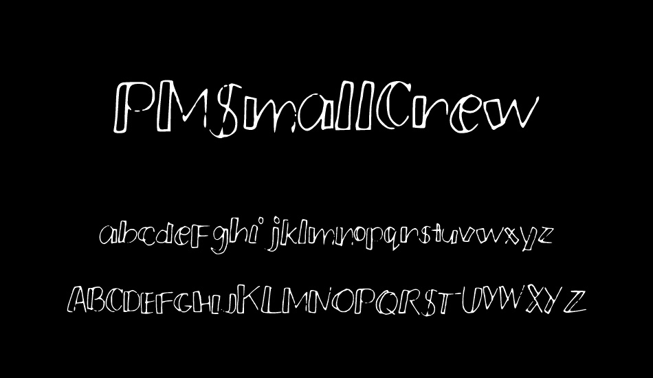 PMSmallCrew font