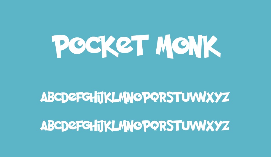 Pocket Monk font