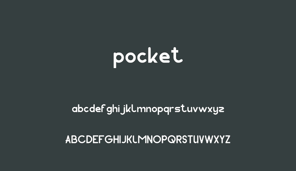 pocket font