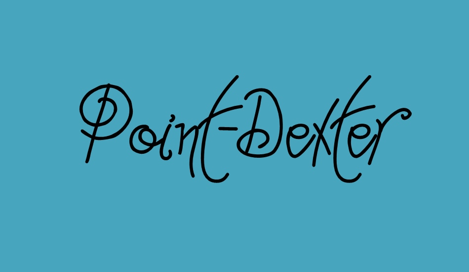 Point-Dexter font big