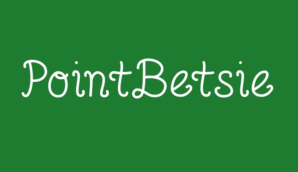 PointBetsie font big