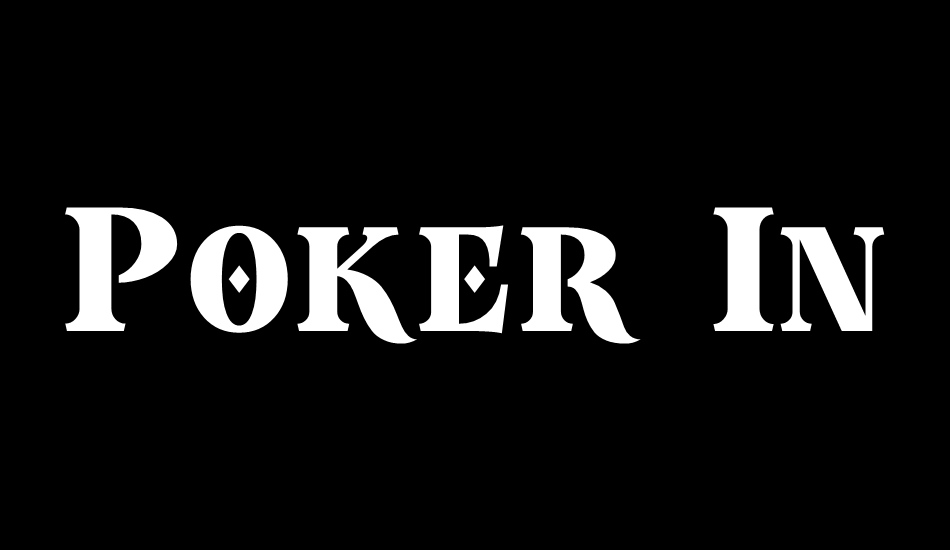 Poker In October Demo font big