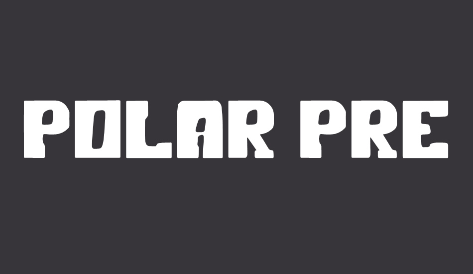 polar-press font big