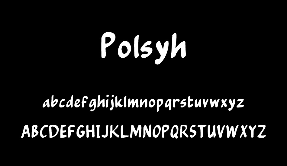 Polsyh font