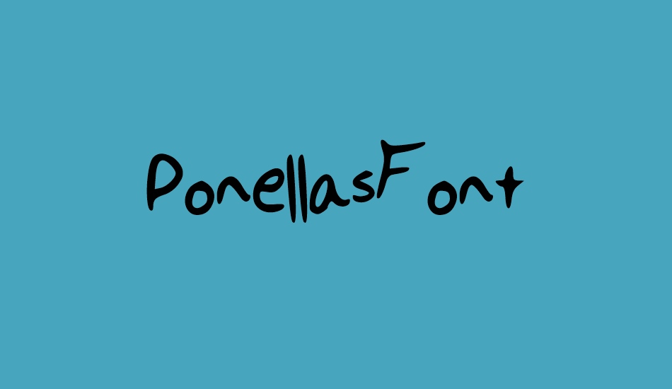 PonellasFont font big