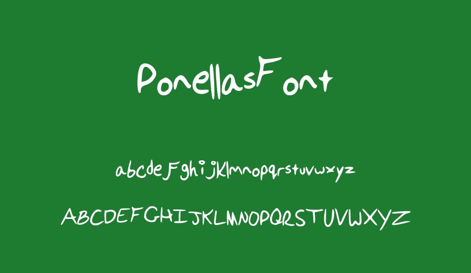 PonellasFont font