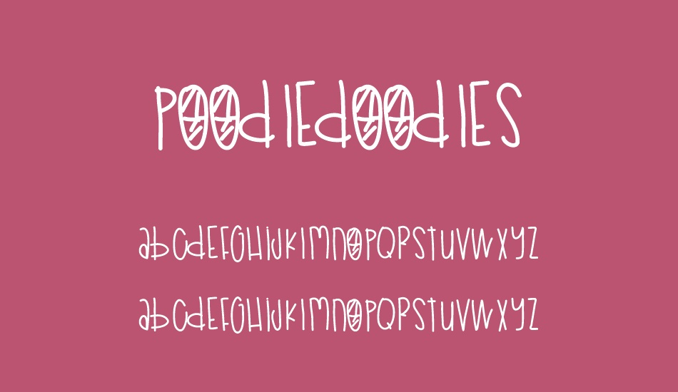 PoodleDoodles font