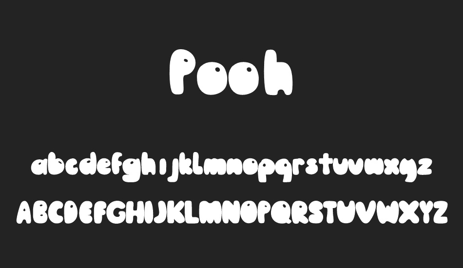 Pooh font