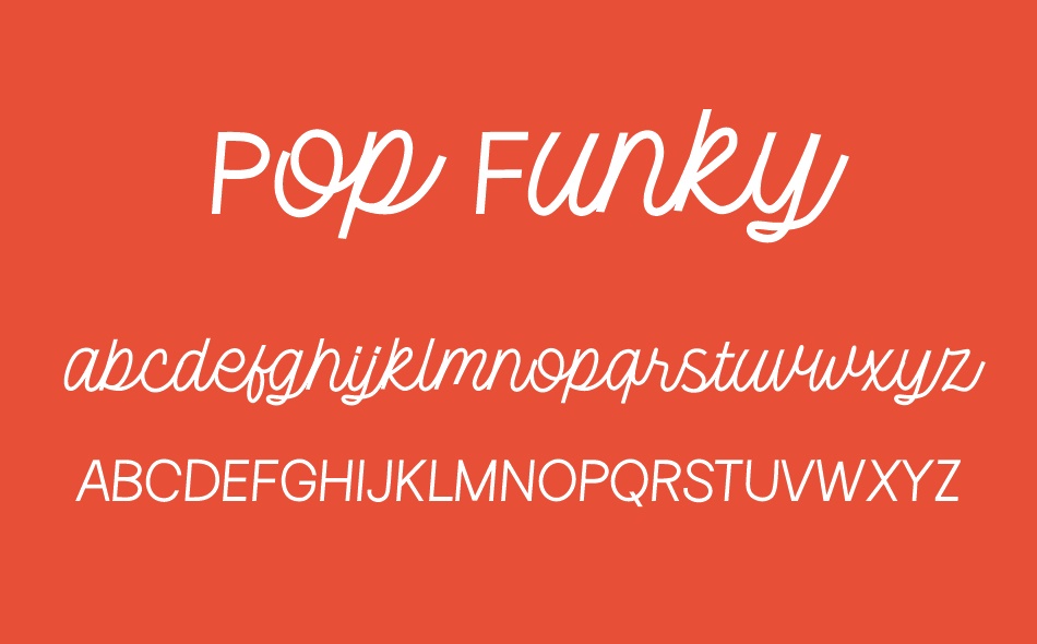 Pop Funky font