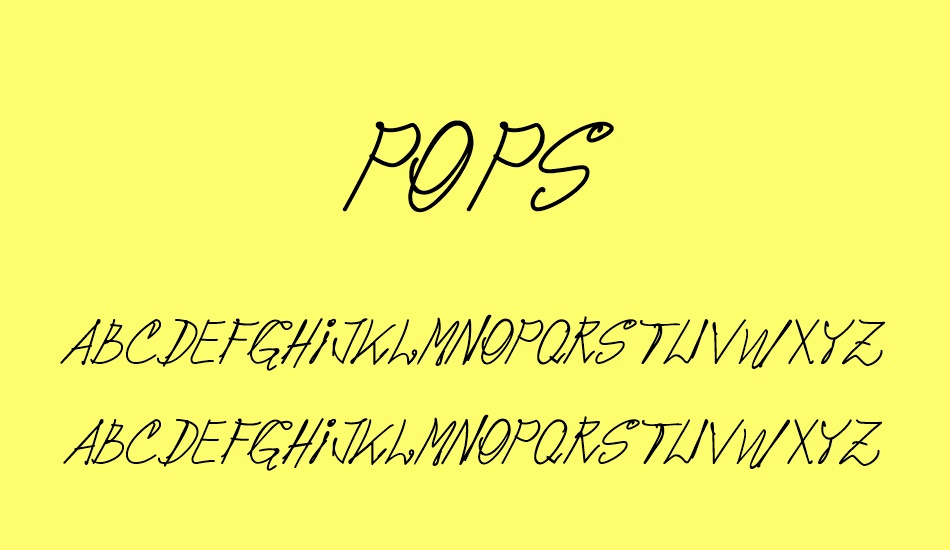 pops font