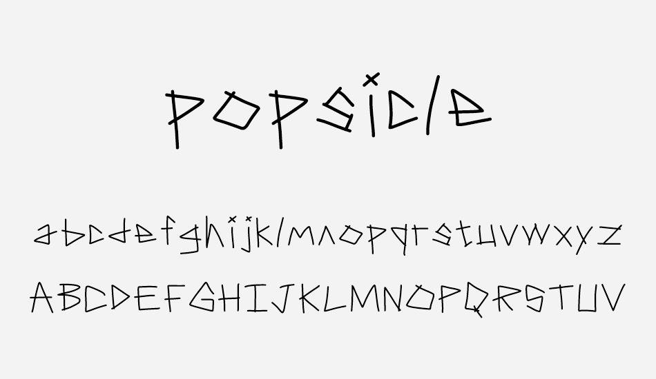 popsicle font