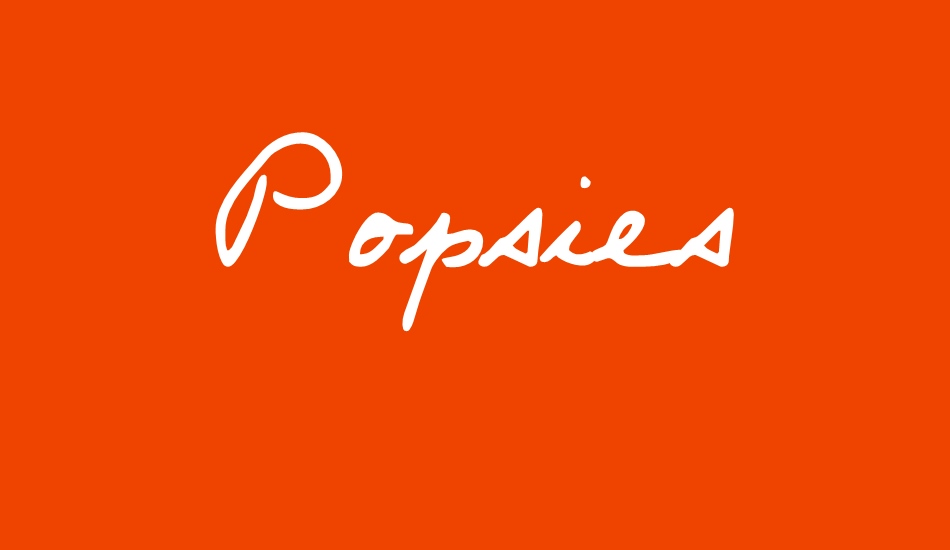 Popsies font big