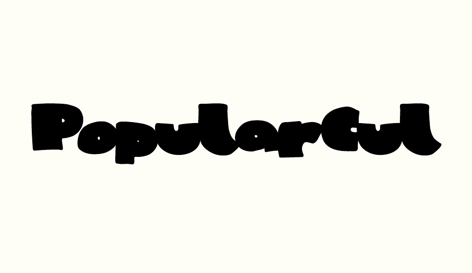 PopularCulture font big