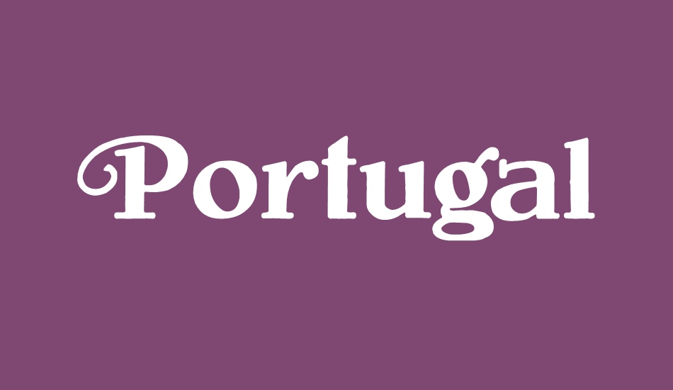 Portugal Vintage font big