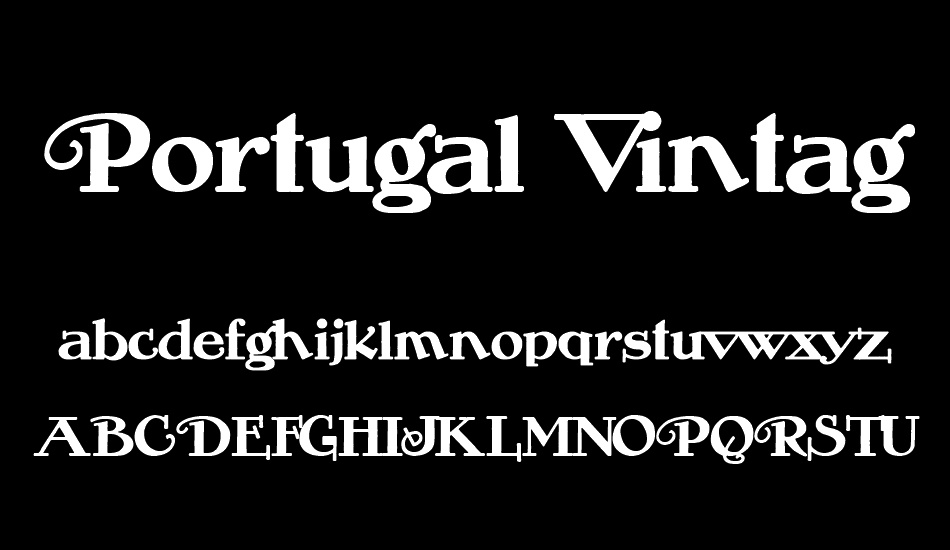 Portugal Vintage font