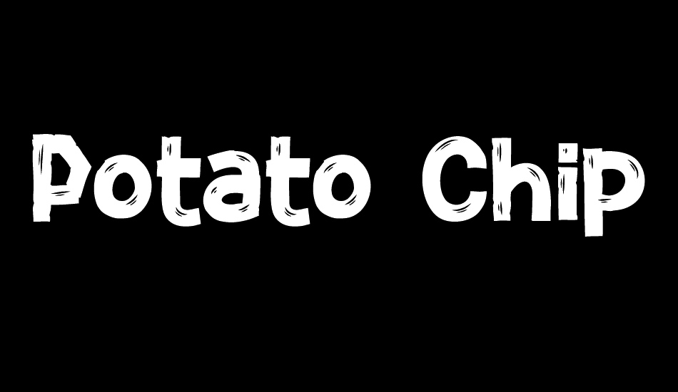 Potato Chips font big