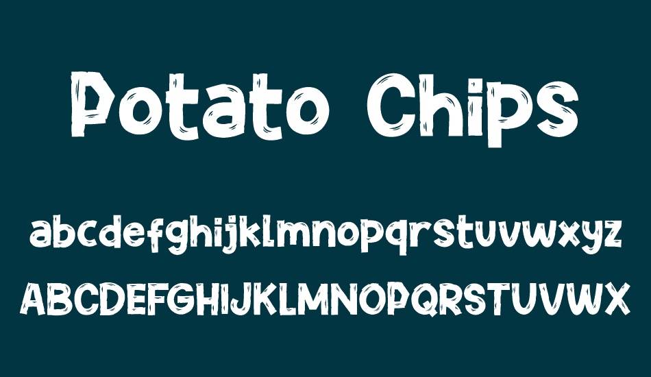 Potato Chips font