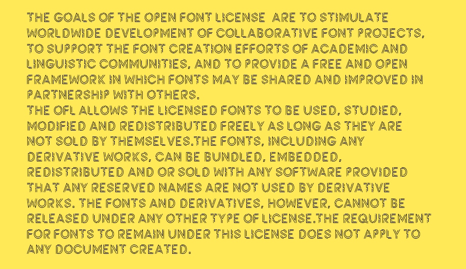 Potra Light font 1