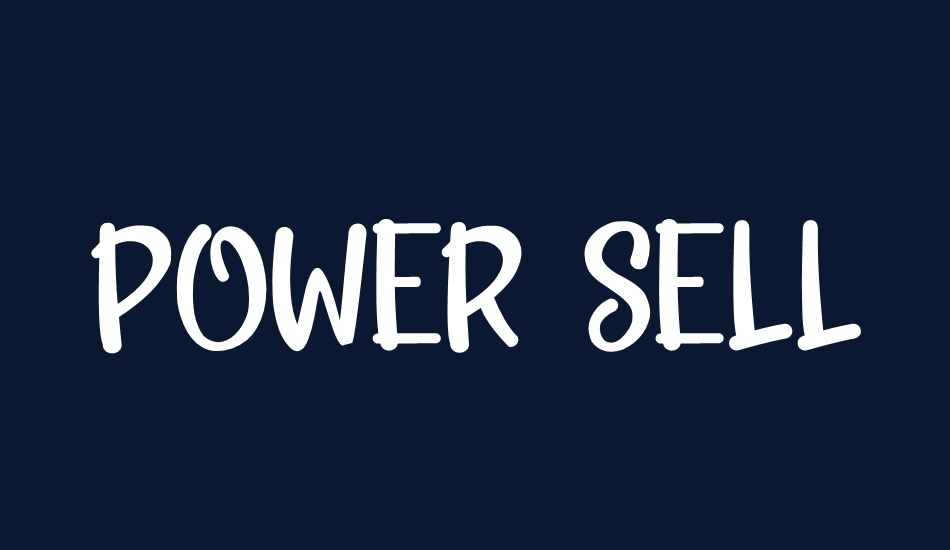 power-sell font big