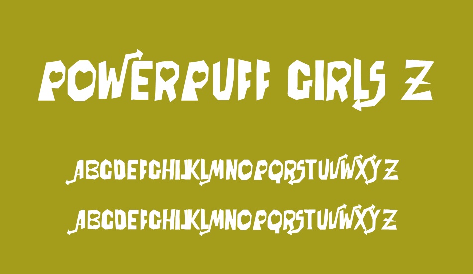 Powerpuff Girls Z font