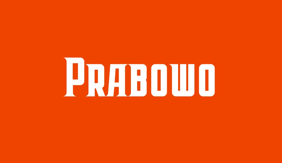 Prabowo font big